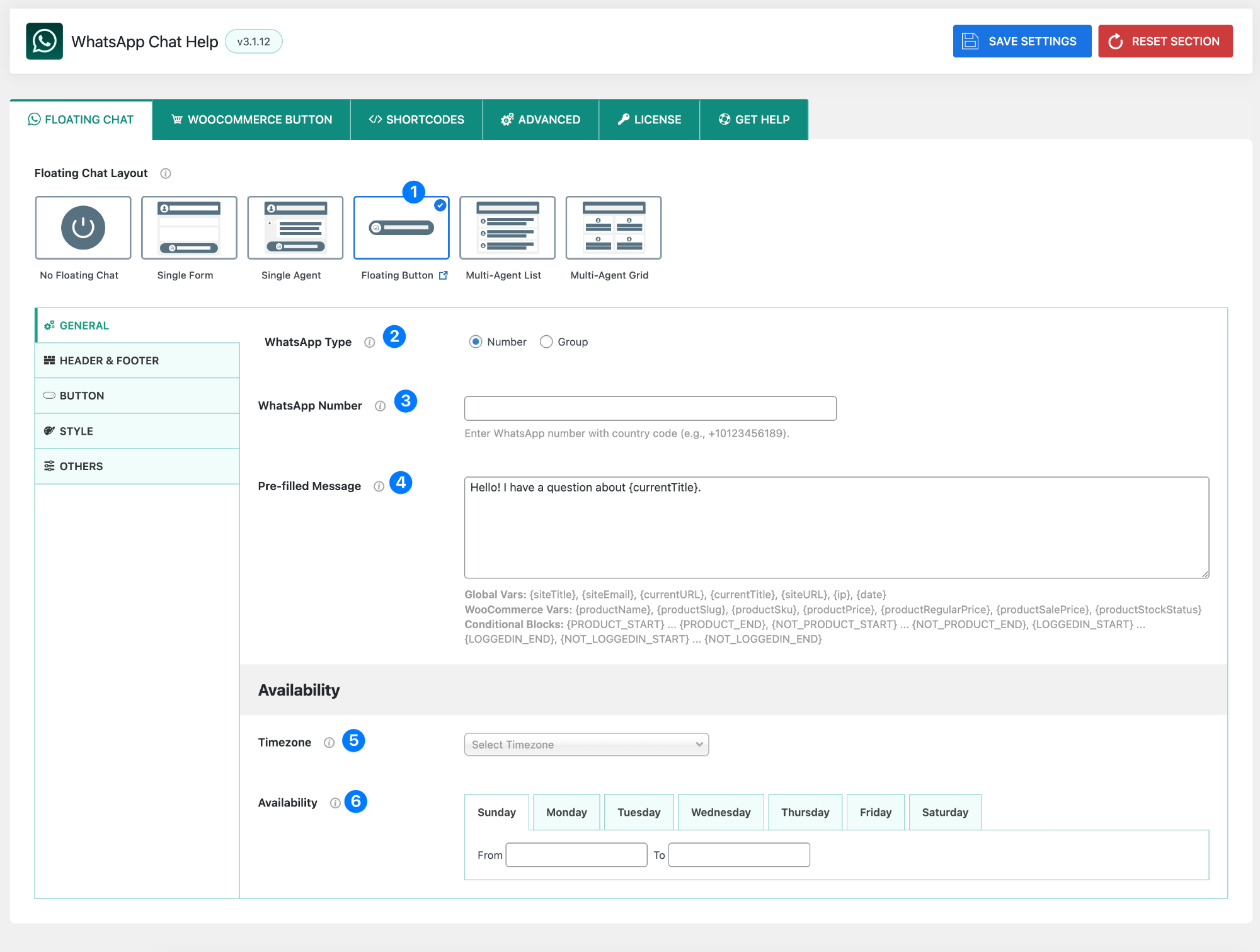WhatsApp Floating Button