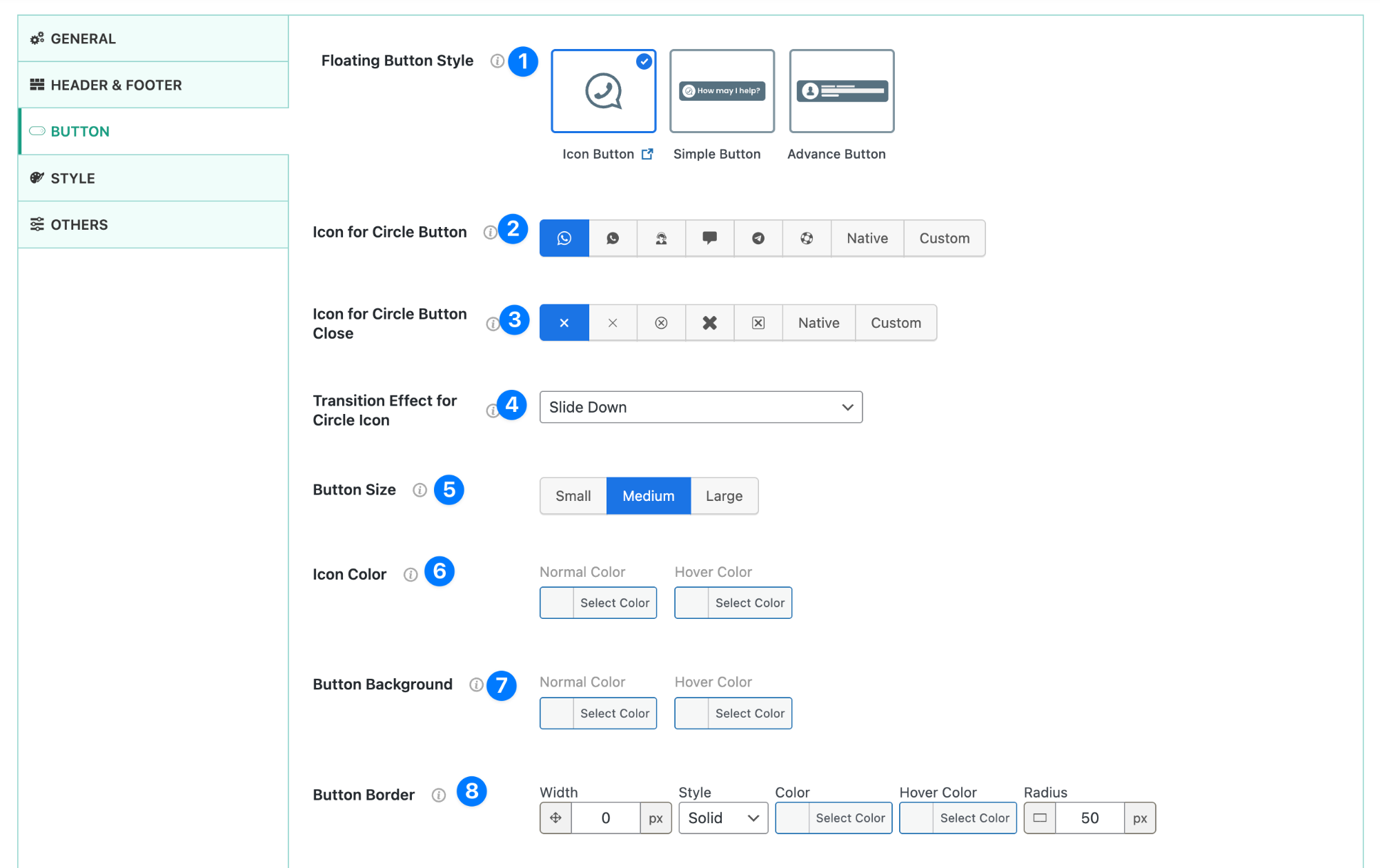 Icon Button (Minimal Floating Button)