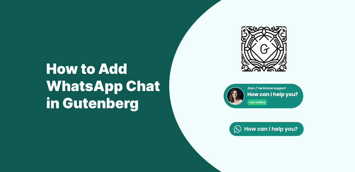 How to Add WhatsApp Chat in Gutenberg (Block Editor Guide)