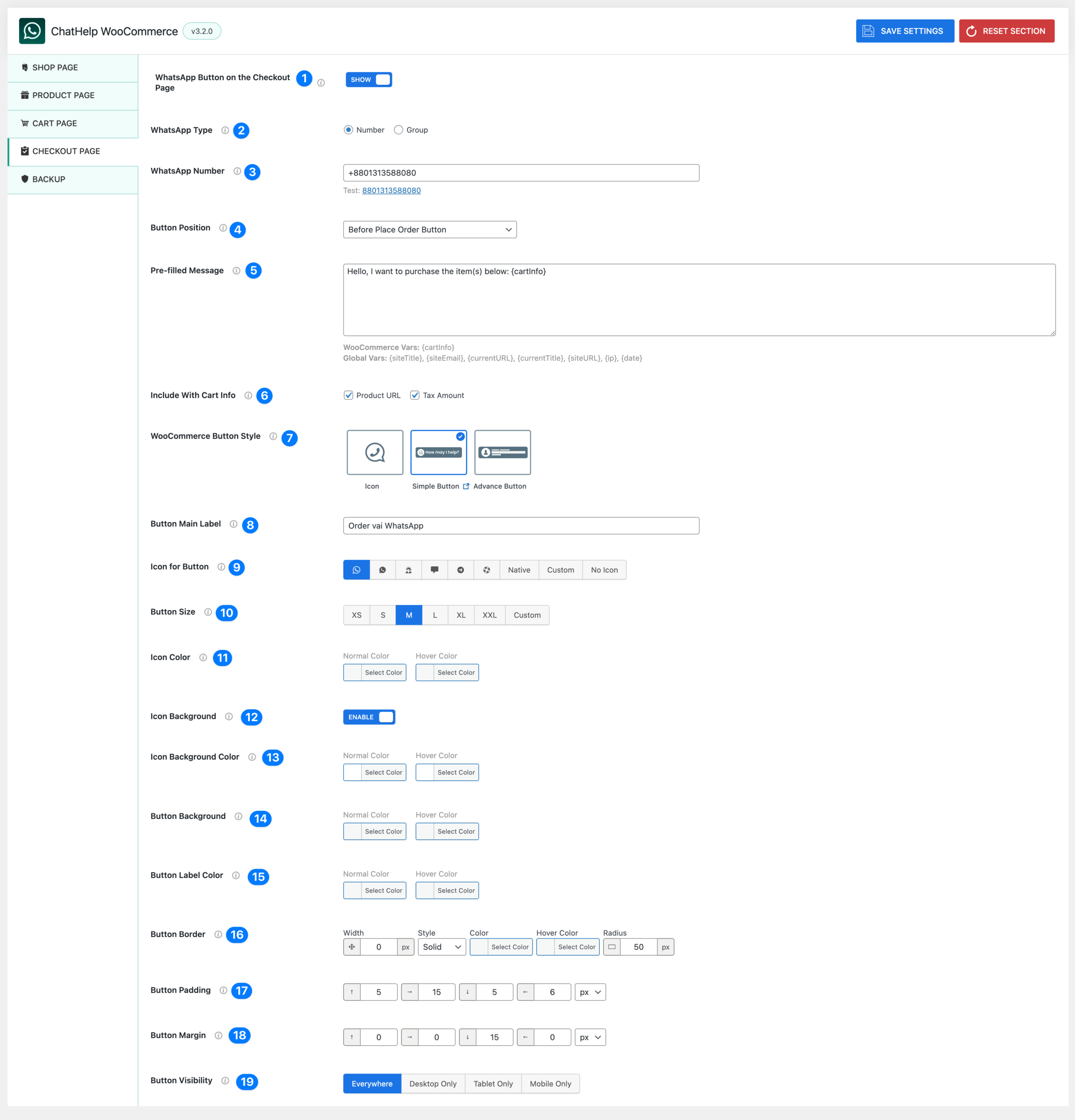 Checkout Page Settings Explained