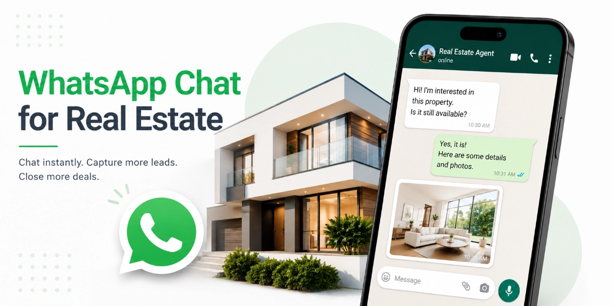 How Real Estate Agents Can Use WhatsApp Chat to Capture More Leads