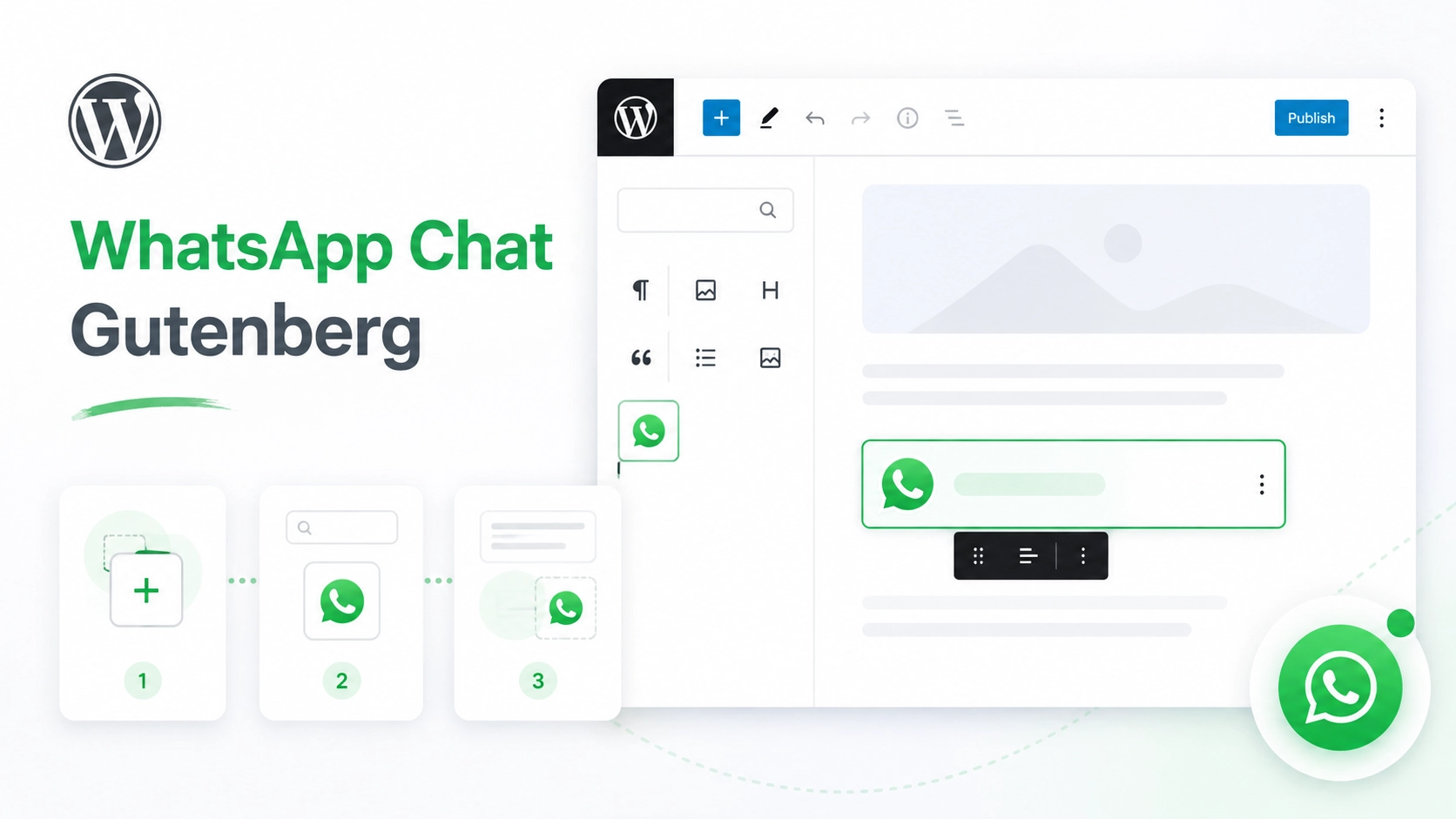 How to Add WhatsApp Chat to a Gutenberg Site Using Blocks
